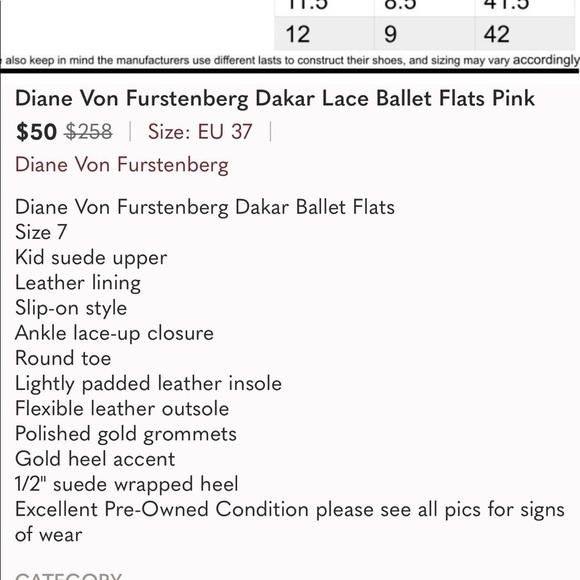Diane Von Furstenberg Dakar Suede Flats - Picture 9 of 9